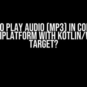 How to Play Audio (MP3) in Compose Multiplatform with Kotlin/Wasm Target?